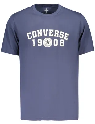 Produktbild von Converse Herren Kurzarm-T-Shirt Blau