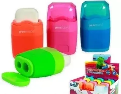 Produktbild von Spitzmaschine mit Radiergummi (12 Stück) – Penword