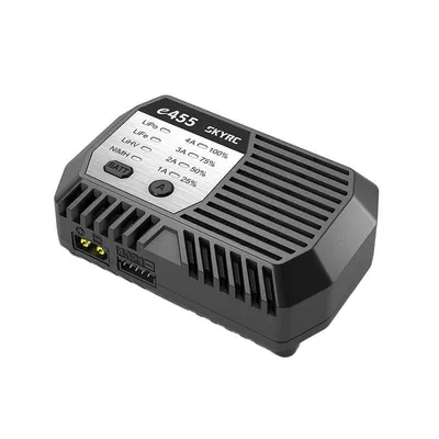 Produktbild von SkyRC e455, Lithium, Lithium-Eisen-Phosphat (LiFePO4), Lithium Polymer (LiPo), Nickel-Metallhydrid (NiMH)
