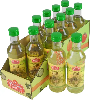 Produktbild von Kunella Gewürztes Rapsöl Dill - 12er Pack (12 Flaschen à 100 ml)