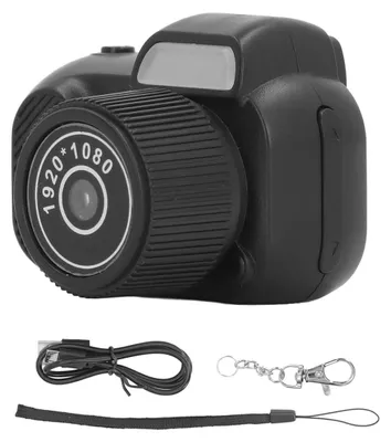 Productafbeelding van Minicamera, kleine videocamera, compacte camera 1080P HD, geschikt voor vakantiefeesten, studieverslagen, levensverslagen