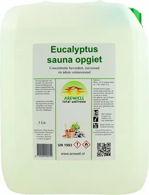 Obrázok produktu pre Arowell - Eukalyptus Sauna Infusion Sauna Fragrance Infusion Concentrate - 5 ltr.