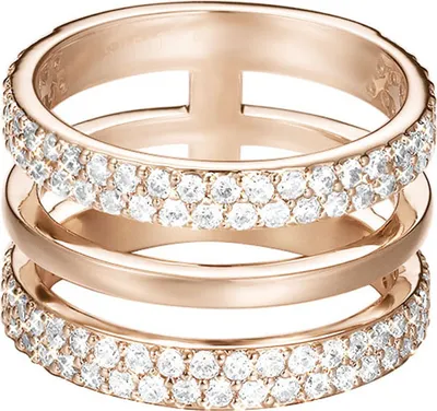 Produktbild von Esprit Damen Ring Edelstahl Rosé JW52896 Zirkonia ESRG02784C, Ringgröße:54 (17.2 mm Ø)