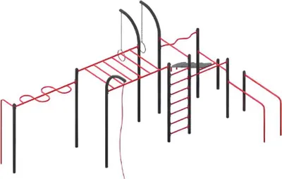 Productafbeelding van Hangapparatuur, straatfitnessapparatuur, pull-up stangen, pull-ups, straatfitnessmodules