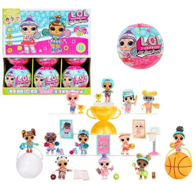 Produktbild von L.O.L. Surprise! All Star Sports Vault Tot Asst in PDQ, Mini-Puppe, Weiblich, 4 Jahr(e), Mehrfarbig