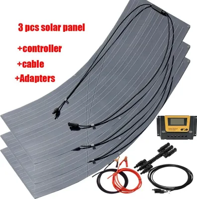 Immagine prodotto di Pannello solare, design impermeabile, alta efficienza, kit 450W 12V36V