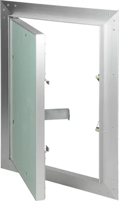 Produktbild von ECD Německo Přístupový panel Přístupové dveře GK vložka 200x300 mm, sádrokarton 12,5 mm, hliníkový rám