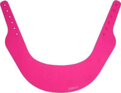 Image de Käp Capuchon de lavage de tête en silicone rose