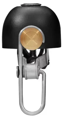 Immagine prodotto di Campanello per bicicletta - Campanello classico - Acciaio inossidabile - Suono chiaro - Per manubrio di bicicletta - Nero