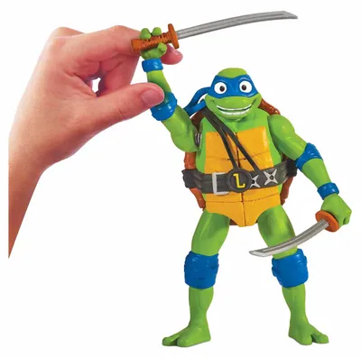 Produktbild von Teenage Mutant Ninja Turtles: Mutant Mayhem Ninja Shouts Action Figur Leonardo 14 cm