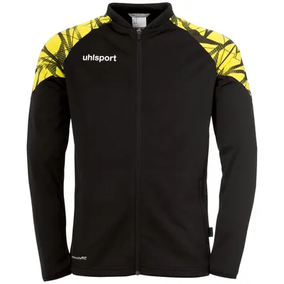 Image de uhlsport Goal 25 Polyester blouson enfants noir/jaune citron 152