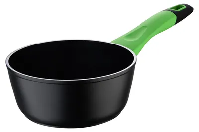 Kochtopf 16 cm geschmiedetes Aluminium Induktion schwarz