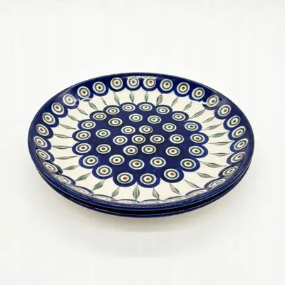 Produktbild von Kuchenteller Handgefertigter Bunzlauer Keramik Teller 23,5 cm
