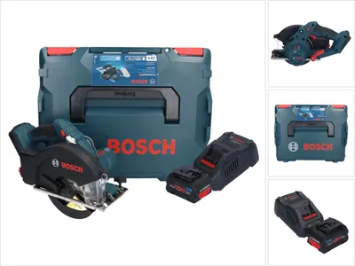 Produktbild von Bosch GKM 18V-50 Professional Akku Metall Handkreissäge 18 V 136 mm Brushless + 1x ProCORE Akku 8,0 Ah + Ladegerät + L-Boxx