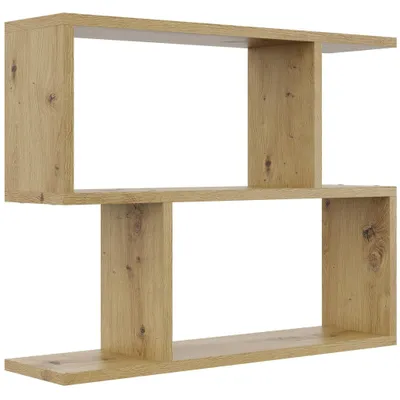 Produktbild von Wandregal Artisan Eiche – modernes Hängeregal mit natürlicher Holzoptik, stilvolles Regal zur Wandmontage, 70 cm breit