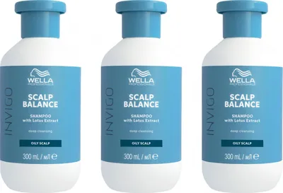 Produktbild von Invigo Scalp Balance Deep Cleansing Shampoo 3x300 ml
