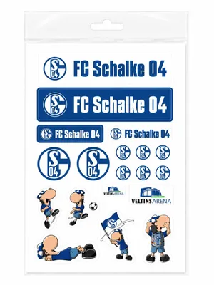 Produktbild von FC Schalke 04 S04 Aufkleber-Bogen A5