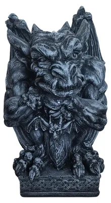 Produktbild von Gargoyle-Gartenfigur, wetterbeständiges Polyresin