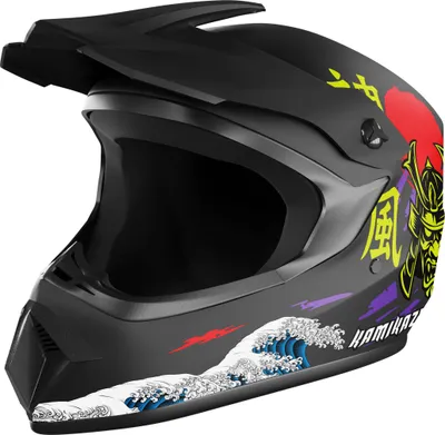 Immagine prodotto di Casco integrale Kamikaze Katana, taglia M, 57-58 cm – Casco integrale per scooter elettrici e motociclette – Casco per e-scooter