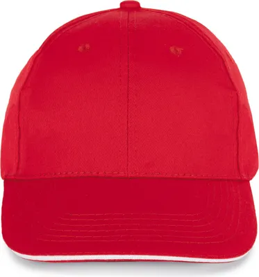 Immagine prodotto di Cappello K-up a 6 pannelli con visiera sandwich a contrasto