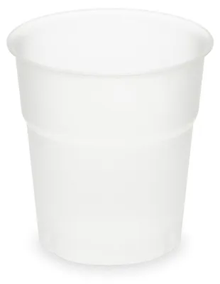 Produktbild von 100x Einweg-Trinkbecher matt natur 100 ml 0,1 l aus PLA ø 57mm