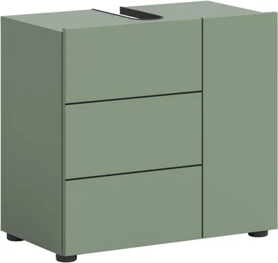 Produktbild von Waschtischunterschrank Vira Xonox - Rauchgrün - 60x57x34 cm