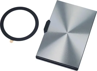 Produktbild von TROIKA EDELCARD, Kartenetui, Grau, Aluminium, Einfarbig, 47 g, 63 mm