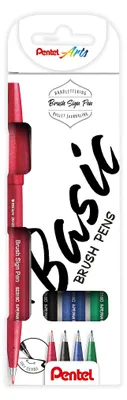 Produktbild von Pentel Brush-Pen Mehrfarbig 0.5 mm