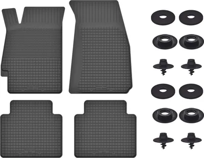 Produktbild von Gummimatten Mit Stoppern Für: Kia Shuma (1997-2004) Schwarz Set