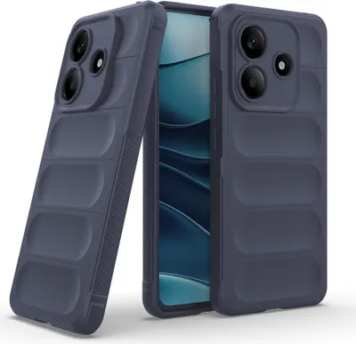 Produktbild von Handy Hülle für Xiaomi Redmi Note 14 5G Grip Case Cover Schutzhülle Softgrip Farbe: Dunkelblau