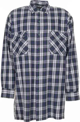 Produktbild von Größe 43/44 Herren Planam Hemden Flanellhemd 2001 grün Modell 0452