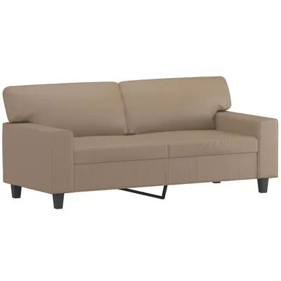 Produktbild von 2-Sitzer-Sofa Cappuccino-Braun 140 cm Kunstleder