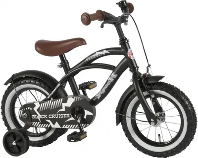 Produktbild von Volare Black Cruiser Kinderfahrrad - Jungen - 14 Zoll - Schwarz - 95 % zusammengebaut