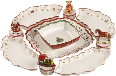 Immagine prodotto di Piatto da portata natalizio Villeroy e Boch 26x26cm Toys Delight Villeroy & Boch
