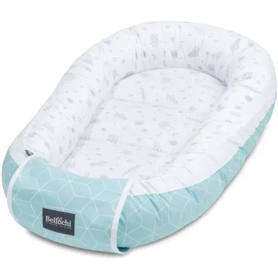 Obrázok produktu pre Bellochi Baby hniezdo pre dieťa novorodenec - 100% bavlna -  certifikovaná - detská mazdatá hniezdo - 90x60x12cm - Cumint