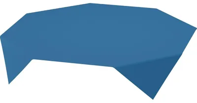 Produktbild von 100x DUNI Bio Dunicel®-Mitteldecke 84 x 84 cm Dunkelblau