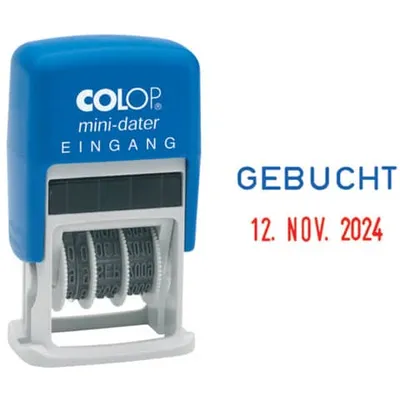 Zdjęcie produktu dla COLOP® S160L3 Mini-Dater - Datownik + tekst ZAREZERWOWANY