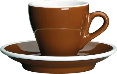 Imagen del producto de Cilio, juego de 6 tazas de espresso MILANO, color marrón