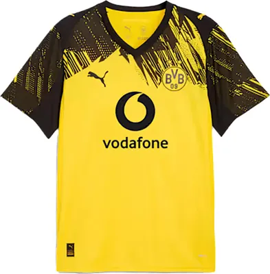 Produktbild von Puma Kinder BVB Home Jersey With Sponsor - 946438, Farbe:Gelb, Textil:140