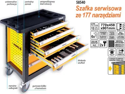 Zdjęcie produktu dla VOREL 58540 Wózek narzędziowy
