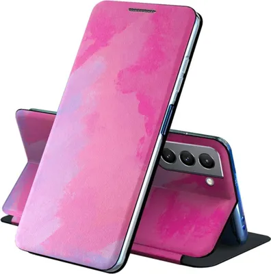 Zdjęcie produktu dla Pokrowiec König Design kompatybilny z etui na telefon Samsung Galaxy S21 ze skóry syntetycznej - fioletowy