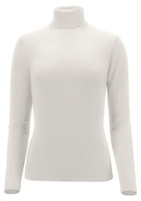 Produktbild von Perfect Line Cashmere - Rollkragenpullover mit langen Ärmeln - L - Elfenbein