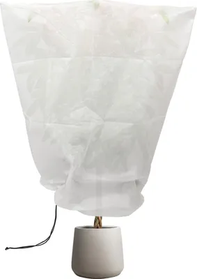Produktbild von Frostschutzhülle aus Pflanzenvlies mit Kordelzug – 80 cm x 120 cm
