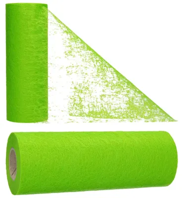 Zdjęcie produktu dla Niciemowa serwetka stołowa, zielona, 15 cm x 20 m, do dekoracji na przyjęcia