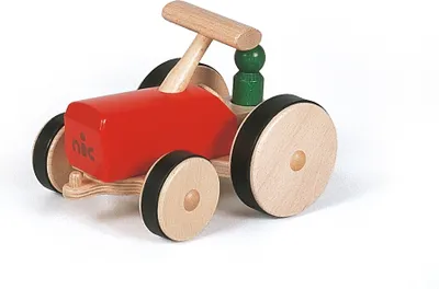 Produktbild von Happy Kidz Traktor aus Holz Farbe: rot 21403215016_rot