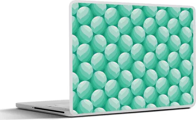 Produktbild von MuchoWow® Laptop Aufkleber Sticker Cover Gestaltung - Minze - Ball 30x22 cm - Laptop-Sticker