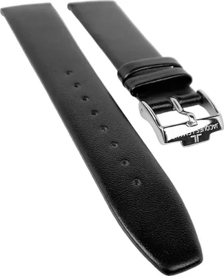 Produktbild von Jacques Lemans Uhrenarmband 20mm | Leder, schwarz für 1-1850 - 31385