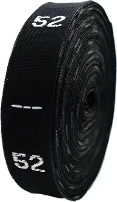 Textiletiketten Labels 40 x 10 mm Gr. 52 schwarz