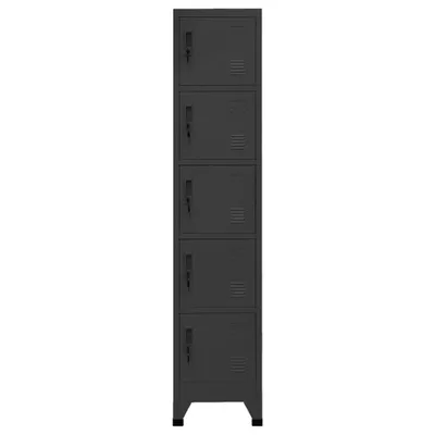 Immagine prodotto di Armadietto con Serratura Antracite 38x45x180 cm in Acciaio