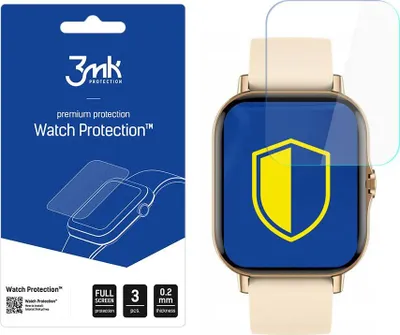 Produktbild von 3mk Display Schutzfolie Watch Protection für Smartwatch DT94 0,2mm (3 Stück)